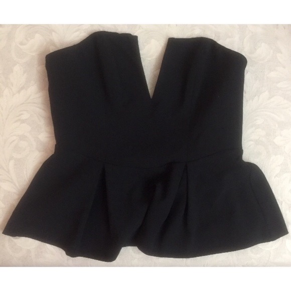 GUESS Black Bustier Sweetheart Neckline Sleeveless - Picture 2 of 7